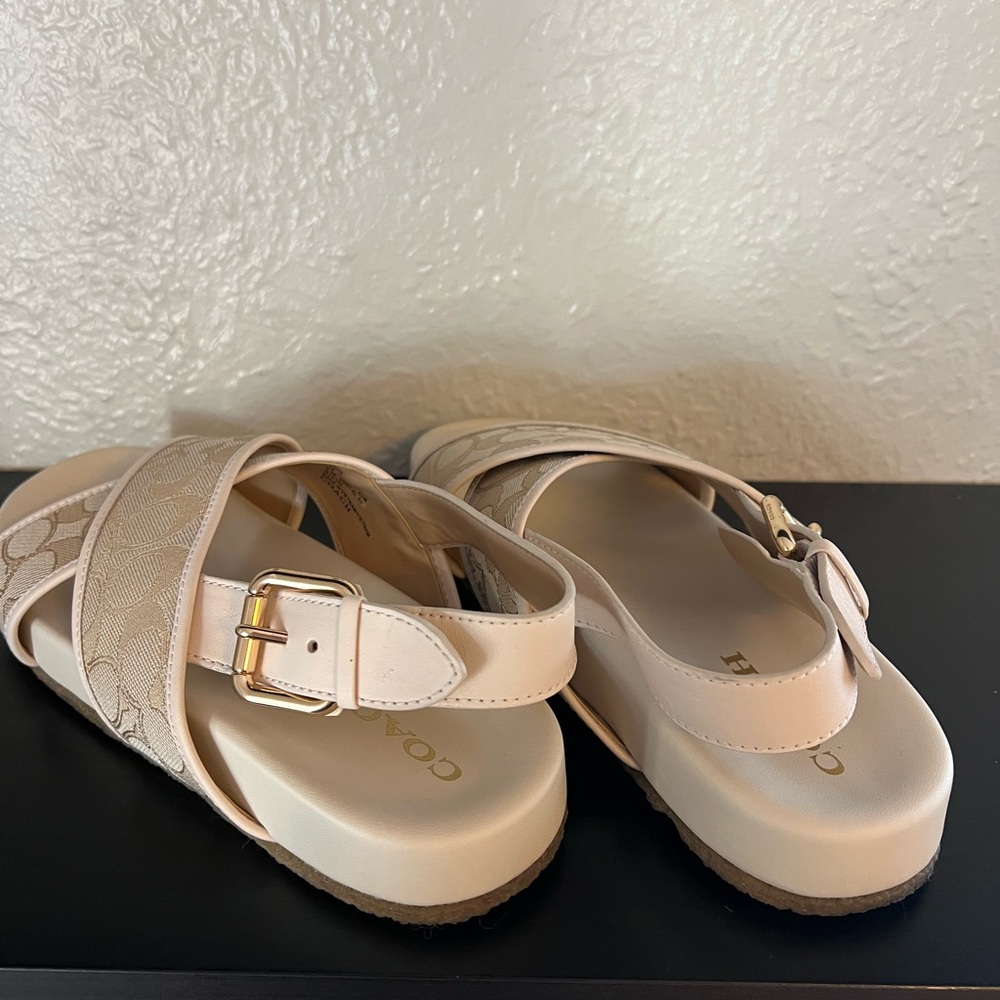 Coach Women’s Adora Signature Sandals - Picture 8 of 11